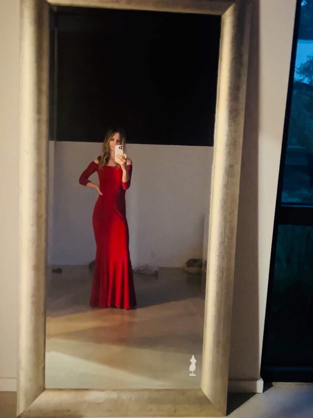 The perfect off shoulder fishtail gown